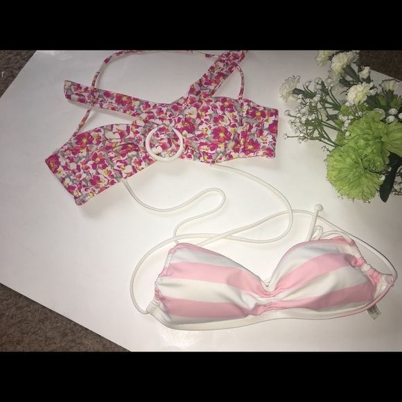 Victoria's Secret Other - Victoria’s Secret Lot of 2 Bikini Swim Top Size S